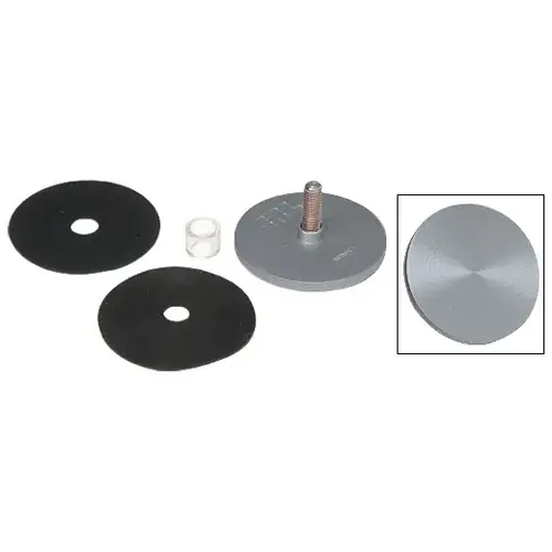 Brushed Stainless Conversion Cap Set for HR2D or HR2S Newport Series Hand Rail Brackets