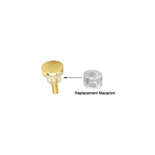 CRL HW059 Clear 1/2" Outside Diameter Replacement Macaroni for 3/4" Standoffs