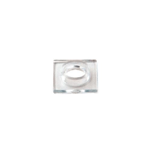 CRL HW060-XCP10 Clear 3/4" O.D. Square Washer with Sleeve - pack of 10