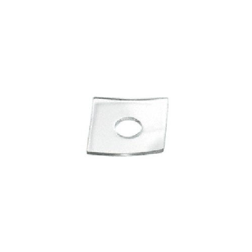 Clear 3/4" O.D. Square Washer - pack of 10