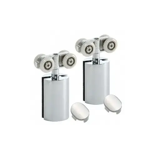 Polished Chrome Hydroslide Sliding Door Hanger Kit