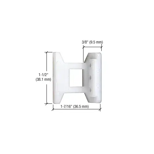 Threshold and Header Bolt Guide for Square Bolts - pack of 2