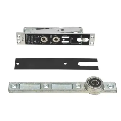 Jackson J580DU Heavy Duty Adjustable Center Hung Walking Beam Type Top Pivot With Cover Plate Dark Bronze Finish