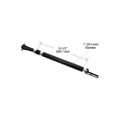 Black Screen and Storm Door Hydraulic Closer; Medium to Heavy Duty