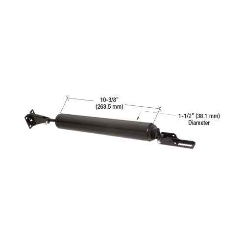 Black Heavy-Duty Storm Door Pneumatic Closer