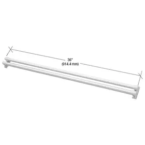 CRL K5167 White Storm and Screen Door Push Bar Buy Now