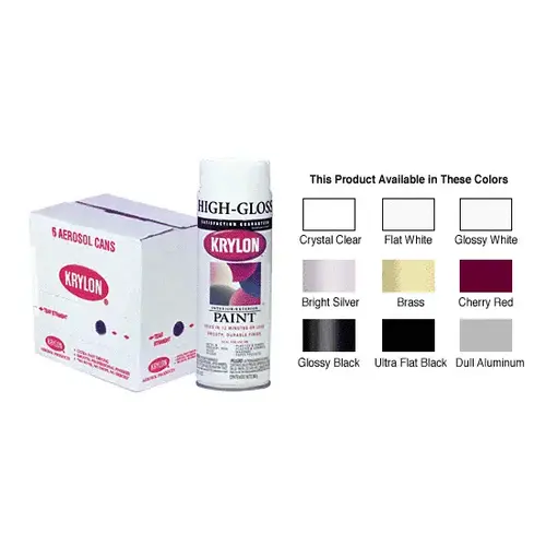 KRYLON KP1501 Glossy White Spray Paint