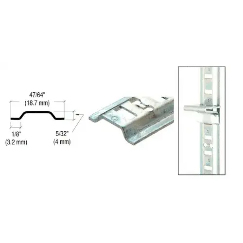 Brite Zinc 36" Surface Mount Standard