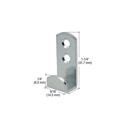 Anochrome Standard Mirror Clip with 5/16" Channel