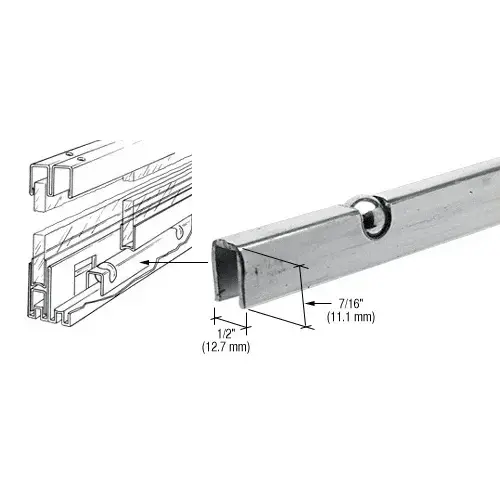 Zinc Plated Steel Roll-Ezy Ball Bearing Carrier for Track Assembly - 144"