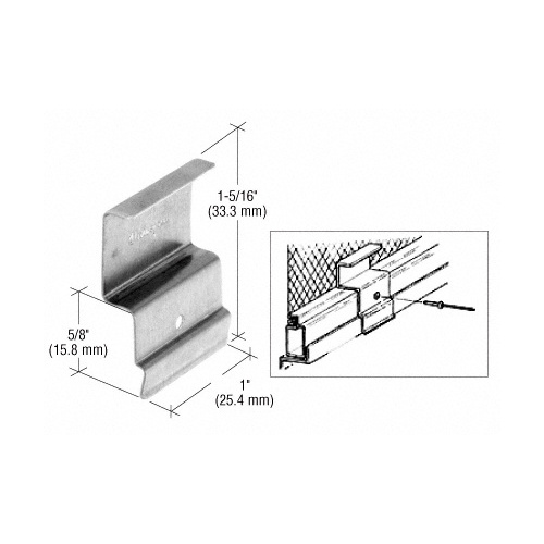 Aluminum Lift Clips and Retainers - Carded Mill - pack of 6