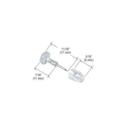 CRL L5776 11/16" Window Grid Retainers Pins - Carded