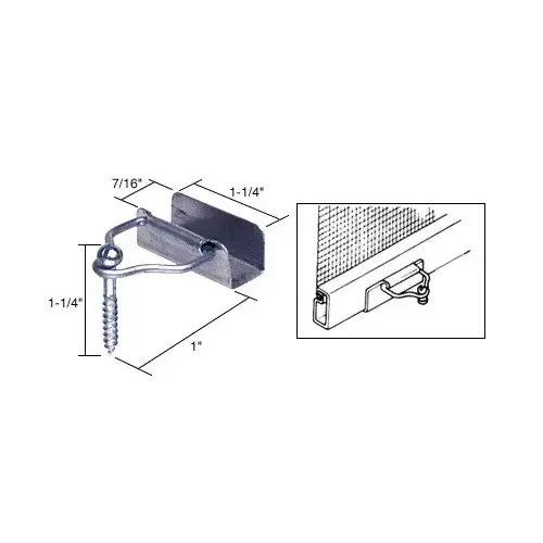 Mill Slip-On Bail Latches with Screw - Carded