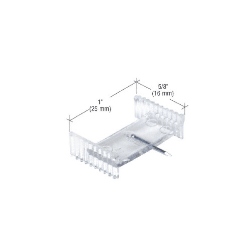 Clear 5/8" x 1" Window Grid Retainers - Carded