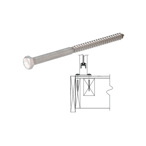 3/8" x 6" Lag Bolt - pack of 20