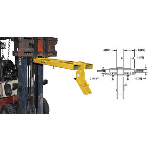 CRL LB7FA0 Wood's Forklift Adapter