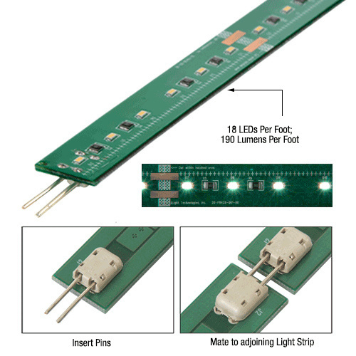 Cool White 24" LED Strip Light