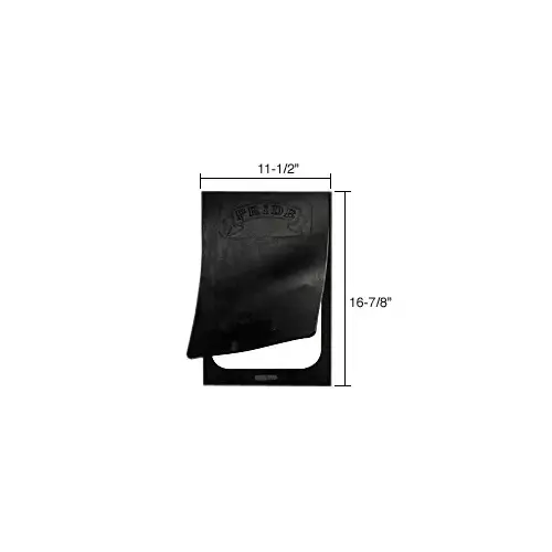 CRL LF500 Replacement Magnetic U-Frame and Rubber Flap for the LD500 Large Pet Door Black