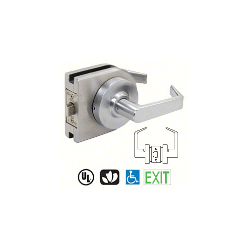 Brushed Stainless Grade 2 Lever Lock Housing - Privacy