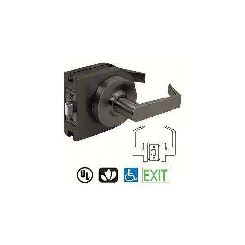 Dark Bronze Grade 1 Lever Lock Housing - Passage