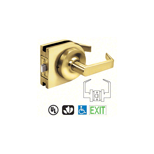 Polished Brass Grade 1 Lever Lock Housing - Passage