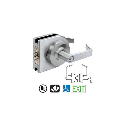 Satin Anodized Grade 1 Lever Lock Housing - Entrance