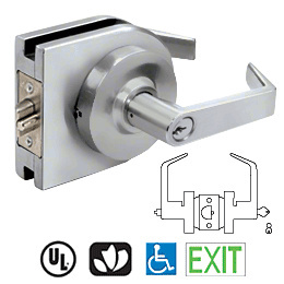 CRL LH50SA Satin Anodized Grade 1 Lever Lock Housing - Entrance