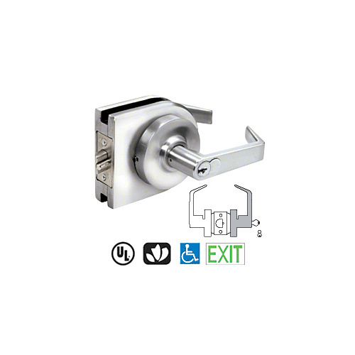 Polished Stainless Grade 2 Lever Lock Housing - 7-PIN SFIC Storeroom