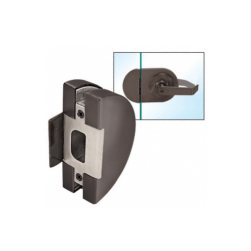 CRL LHK1DU Black Bronze Anodized Lever Lock Glass Keeper