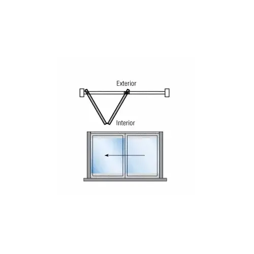 Bronze Anodized S80 Monterey Thermally Broken Bi-Fold 2 Panel Left Hand Interior Swing with Raised Sill