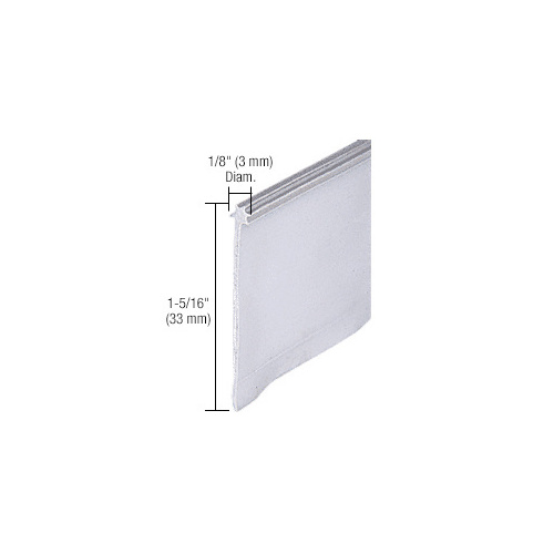 CRL M6023 36" Gray Shower Door Vinyl "Star Tip" Sweep