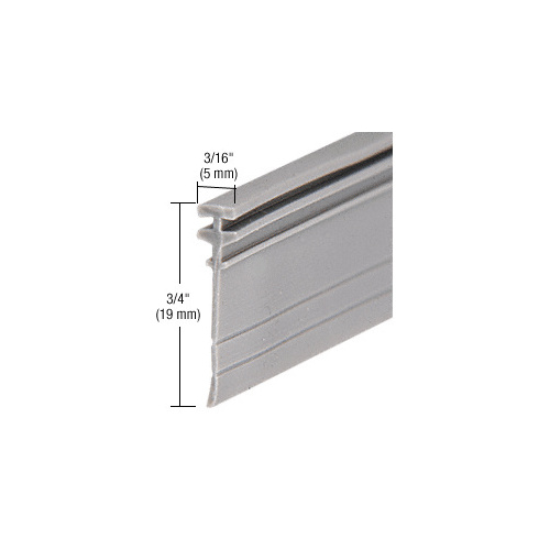 CRL M6040 36" Gray Shower Door Vinyl 'T' Sweep