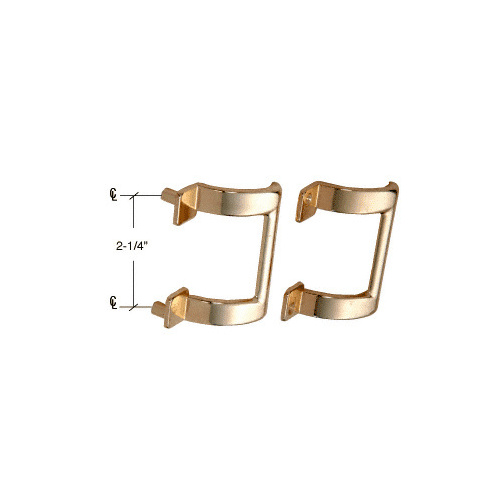 Brass 2-1/4" Shower Door Pull Handle