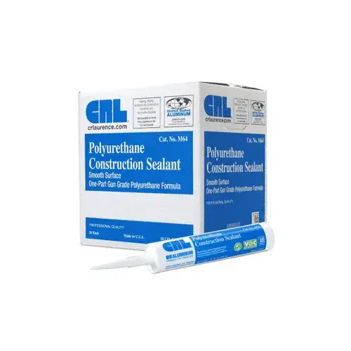 Black Smooth Polyurethane Construction Sealant - Cartridge