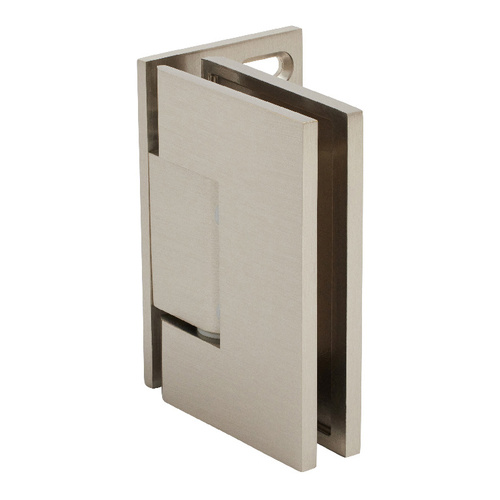 Brushed Nickel Melbourne Wall Mount Offset Plate with Cover Plate Hinge