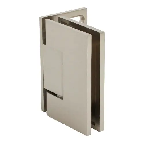 Brushed Nickel Melbourne Wall Mount Offset Plate with Cover Plate Hinge