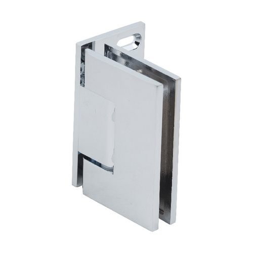 Polished Chrome Melbourne Wall Mount Offset Plate with Cover Plate Hinge