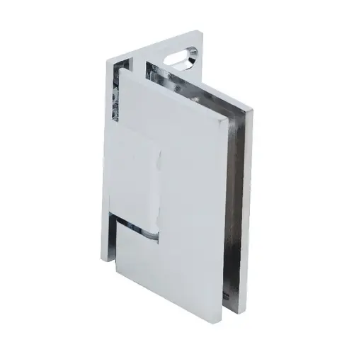 CRL MEL024CH Polished Chrome Melbourne Wall Mount Offset Plate with Cover Plate Hinge