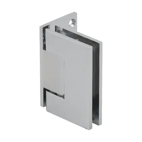 CRL MEL044CH Polished Chrome Melbourne Wall Mount Offset Back Plate Hinge