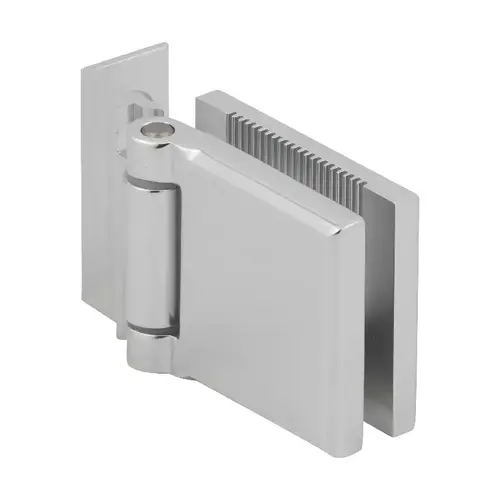 CRL MH1LCH Polished Chrome Mini Hinge - 'L' Plate Style