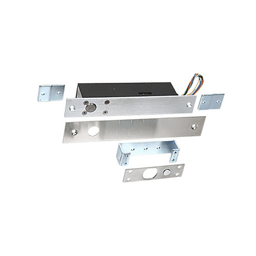 Electric Solenoid Bolt Lock Brushed Stainless Steel