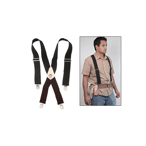CRL MN110 Tool Belt Suspenders Black