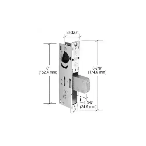 Long Throw Deadlock With 1-1/8" Backset