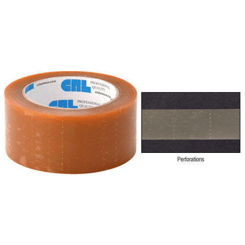 Orange 2" Vinyl Molding Retention Tape - Without Warning