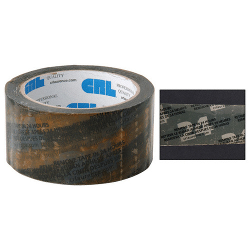 CRL MT2W Orange 2" Vinyl Molding Retention Tape - With Warning