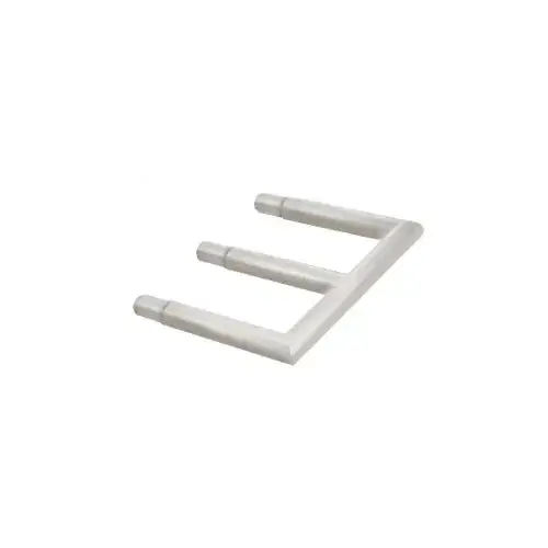 CRL MTE1BS Brushed Stainless Mitered Tubing End for 1" Round Tubing