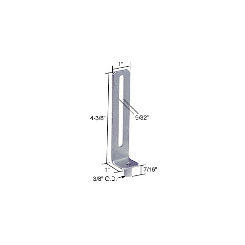 3/8" Wardrobe Door Bottom Guide for Roberts