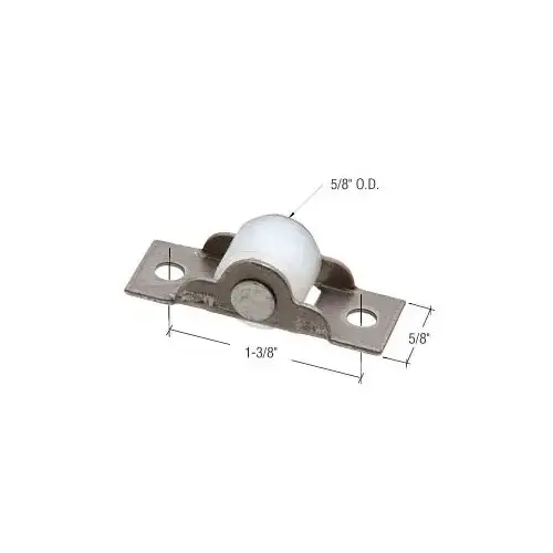 CRL N6676 5/8" Nylon Sliding Door Roller - pack of 2