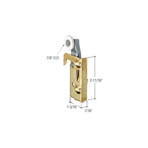 Nylon Wardrobe Door Roller - pack of 2