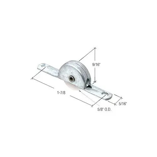 5/8" Nylon Ball Bearing Sliding Door Roller - pack of 2